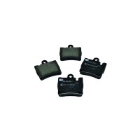 Brake pad set discs with wear warning 15.9 mm HELLA for...