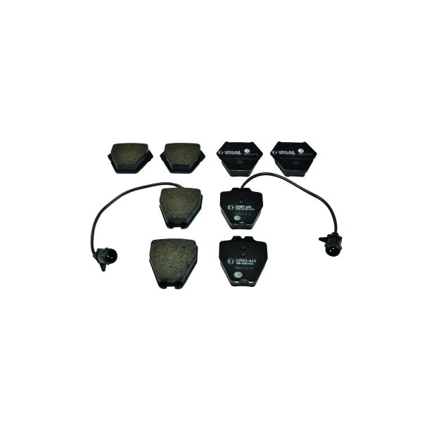Bremsbelagsatz Scheiben mit integriertem Verschleißwarnkontakt HELLA für AUDI A8