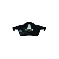 Brake pad set without wear warning 17.5 mm HELLA for...