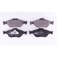 Brake pad set without wear warning 18.8 mm HELLA for FORD FIESTA and others