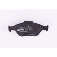 Brake pad set without wear warning 18.8 mm HELLA for FORD FIESTA and others