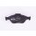 Brake pad set without wear warning 18.8 mm HELLA for FORD FIESTA and others