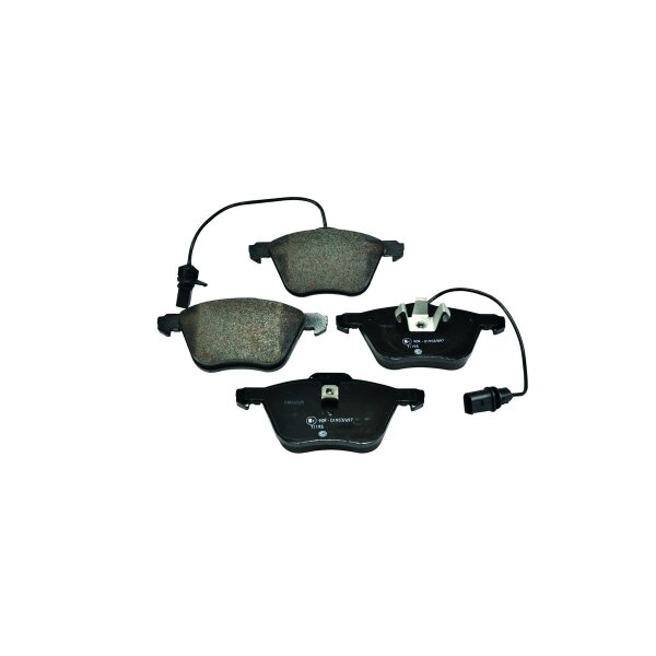 Brake pad set with wear warning contact 20.1 mm HELLA for e.g. VW TRANSPORTER