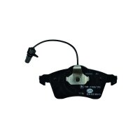 Brake pad set with wear warning contact 20.6 mm HELLA for...