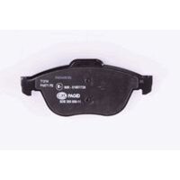 Brake pad set without wear warning 18.3 mm HELLA for e.g. RENAULT ESPACE