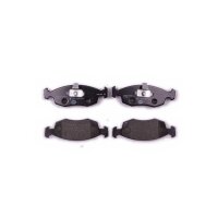 Brake pad set without wear warning 18 mm HELLA for FIAT...