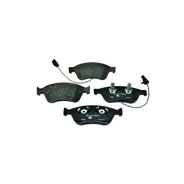 Bremsbelagsatz Scheiben mit Verschleißwarnkontakt 20,5 mm HELLA für u.a. AUDI A8