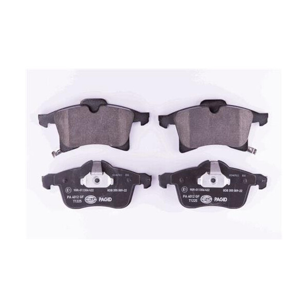 Bremsbelagsatz Scheiben mit Verschleißwarnung HELLA...