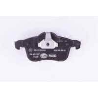 Bremsbelagsatz Scheiben mit Verschleißwarnung HELLA für u.a. OPEL ASTRA