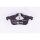 Brake pad set discs with wear warning HELLA for e.g. OPEL ASTRA