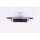 Brake pad set discs with wear warning HELLA for e.g. OPEL ASTRA