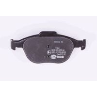 Brake pad set discs without wear warning HELLA for FORD TRANSIT and others