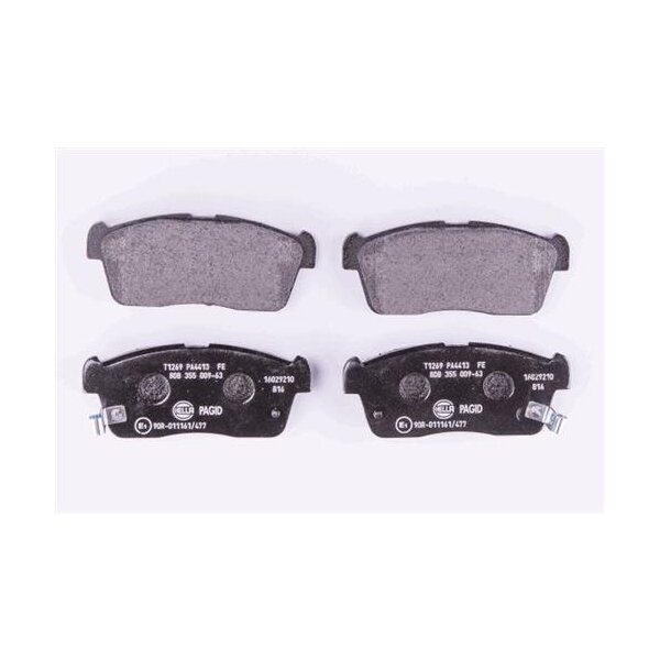 Bremsbelagsatz mit Verschleißwarnung 15 mm HELLA für u.a. DAIHATSU SIRION