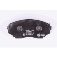 Bremsbelagsatz Scheiben mit Verschleißwarnkontakt 16 mm HELLA für u.a. MAZDA MPV