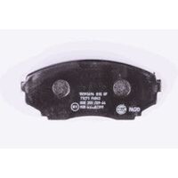 Bremsbelagsatz Scheiben mit Verschleißwarnkontakt 16 mm HELLA für u.a. MAZDA MPV