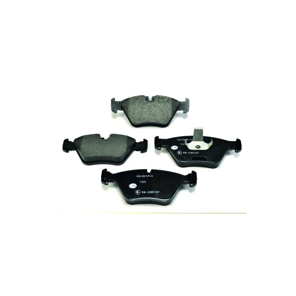 Brake pad set discs with wear warning indicator 20.3 mm HELLA for BMW 3 Series and others