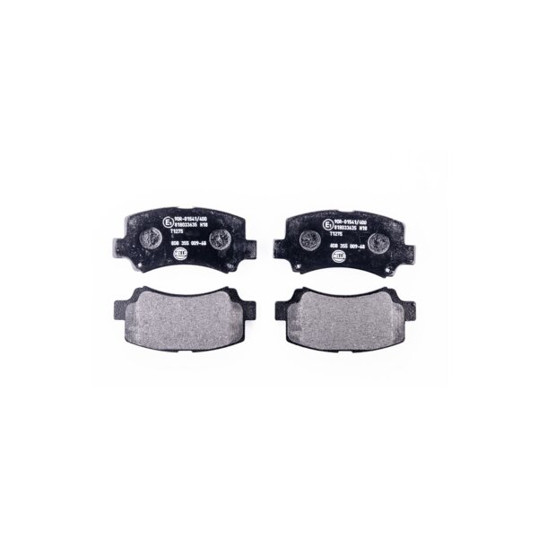 Brake pad set with wear warning contact 15 mm HELLA for SUZUKI WAGON and others