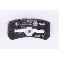 Bremsbelagsatz mit Verschleißwarnung 15,5 mm HELLA für u.a. MITSUBISHI ASX