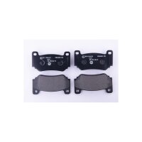 Brake pad set discs without wear warning 14.9 mm HELLA...