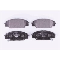 Brake pad set discs with wear warning 16 mm HELLA for...