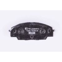 Brake pad set discs with wear warning 16 mm HELLA for e.g. HONDA CIVIC