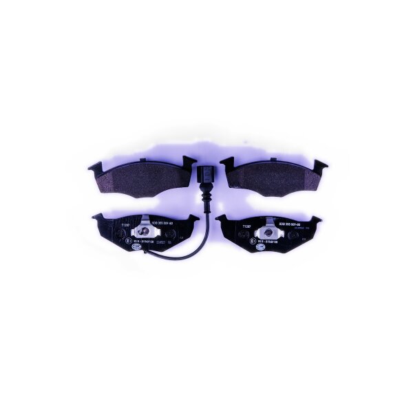 Brake pad set with wear warning contact 17.2 mm HELLA for...