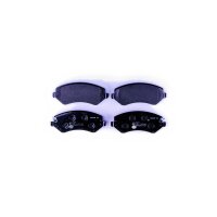 Brake pad set with wear warning 17.5 mm HELLA for JEEP...