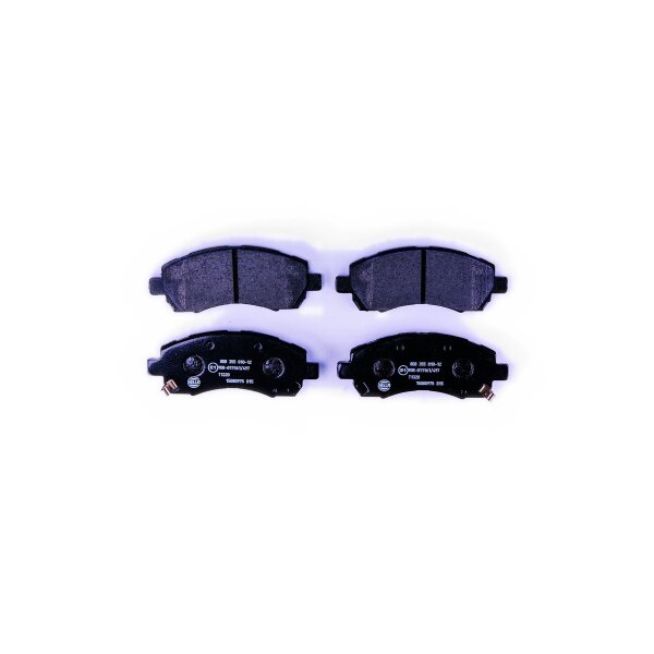 Bremsbelagsatz mit Verschleißwarnung 17 mm HELLA für u.a. SUBARU IMPREZA