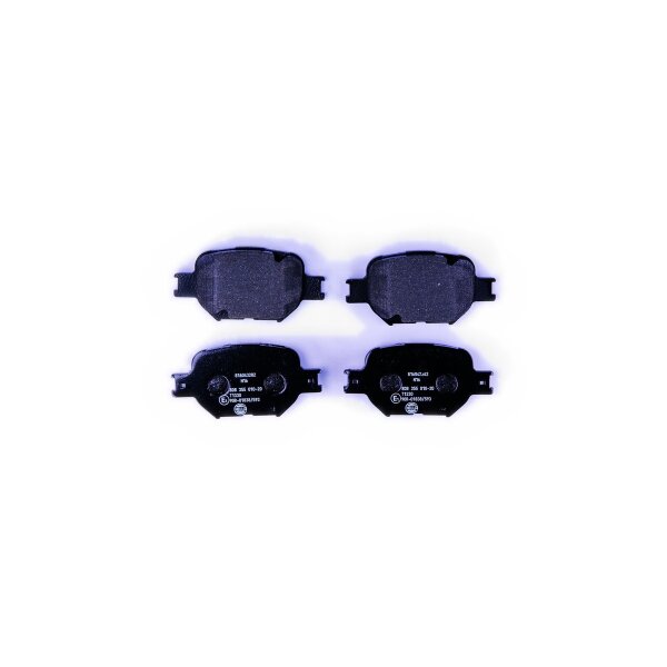 Bremsbelagsatz ohne Verschleißwarnung 17 mm HELLA für u.a. TOYOTA CELICA
