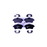 Brake pad set discs with wear warning 20.1 mm HELLA for...