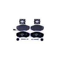 Brake pad set with wear warning contact 19.1 mm HELLA for...