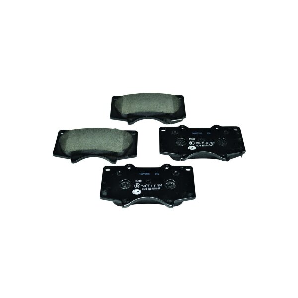 Brake pad set with wear warning 17.8 mm HELLA for e.g. MITSUBISHI PAJERO