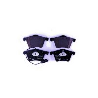 Brake pad set discs with wear warning contact 19 mm HELLA...