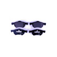 Brake pad set without wear warning 18.5 mm HELLA for...