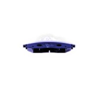 Brake pad set discs with wear warning 17 mm HELLA for e.g. NISSAN PICK