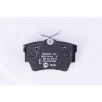 Brake pad set, rear brake disc HELLA PAGID for FIAT NISSAN OPEL RENAULT