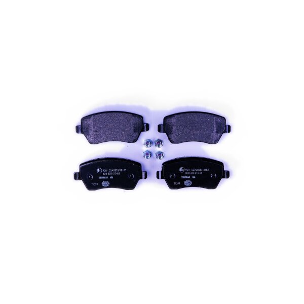 Bremsbelagsatz ohne Verschleißwarnung 17,3 mm HELLA...