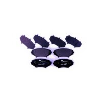 Brake pad set discs without wear warning 16.3 mm HELLA...