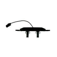 Brake pad set discs with wear warning contact 20.5 mm HELLA for e.g. AUDI A8