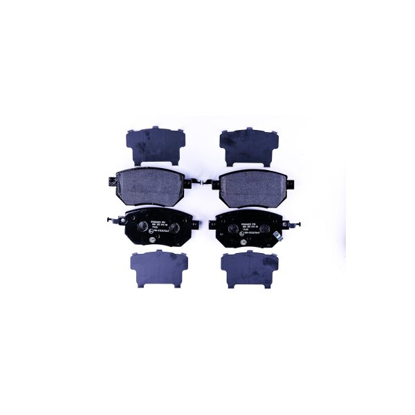 Brake pad set with wear warning 15.5 mm HELLA for NISSAN MURANO and others