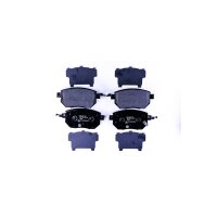 Brake pad set with wear warning 15.5 mm HELLA for NISSAN...