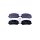 Brake pad set with wear warning contact 18.5 mm HELLA for LEXUS RX and others