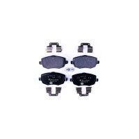 Brake pad set without wear warning 16.4 mm HELLA for...