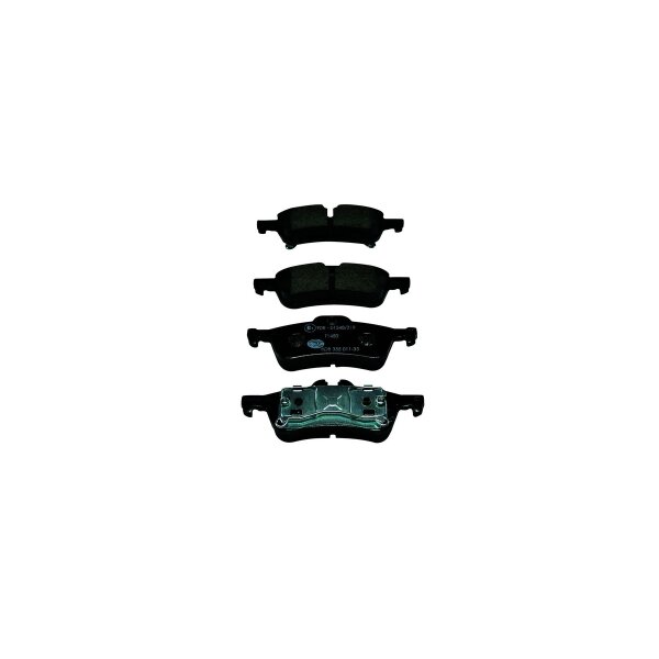 Bremsbelagsatz Scheiben mit Verschleißwarnung 16,3 mm HELLA für u.a. MINI MINI