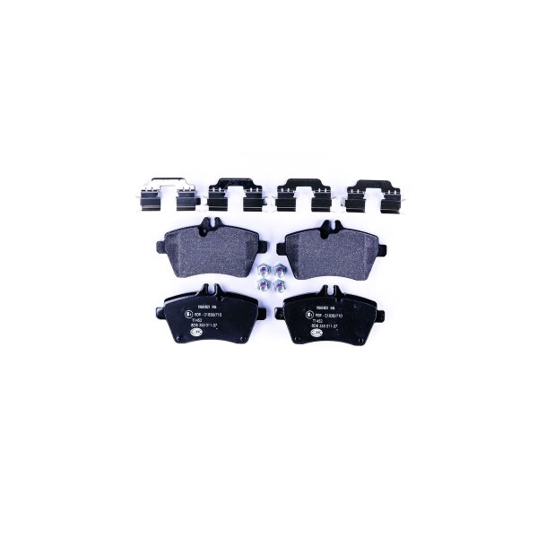 Bremsbelagsatz Scheiben mit Verschleißwarnanzeige 19 mm HELLA für MB A-KLASSE