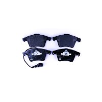 Brake pad set with wear warning contact 18 mm HELLA for...