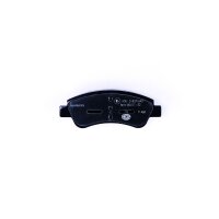 Brake pad set without wear warning 19 mm HELLA for...