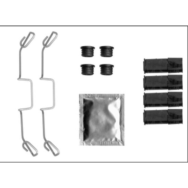 Brake Caliper Accessory Kit 11 pcs. HELLA for e.g. VW TRANSPORTER