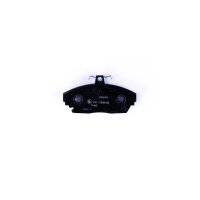 Brake pad set discs with wear warning 17.4 mm HELLA for...