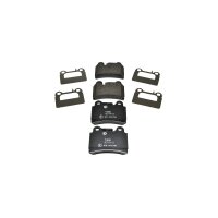 Brake pad set discs with wear warning indicator 17.1 mm...